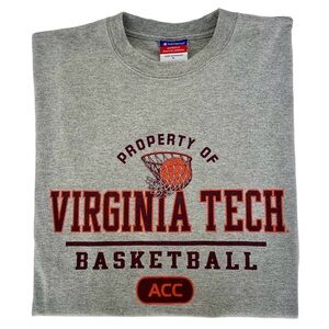 Virginia Tech VT Hokies ACC Unisex Basketball Tee-Shirt